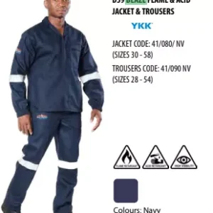 D59 Flame/Acid Blaze Jacket Vulcan - Navy