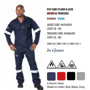 D59 Flame/Acid Trouser Vulcan - Navy