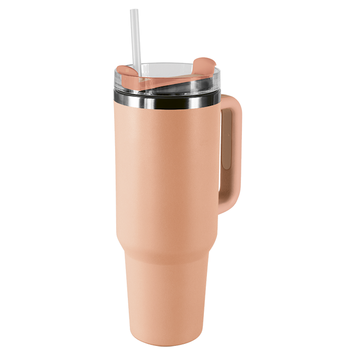 1.2L Double Walled Travel Mug with Straw