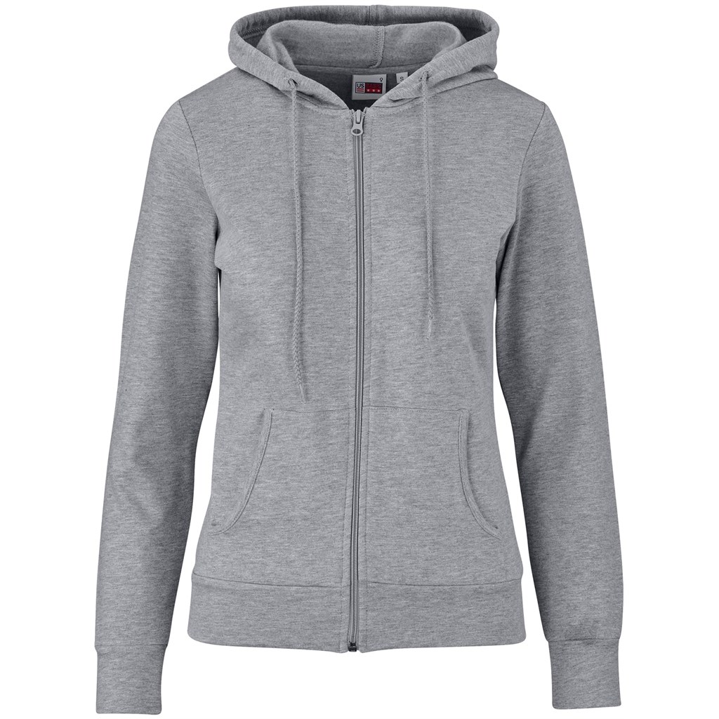 Ladies Bravo Hooded Sweater - Grey